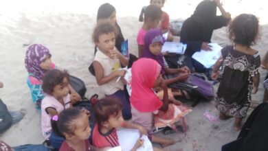 الحديدة.. أطفال مخيم الجشة بالخوخة معرضون للحرمان من التعليم