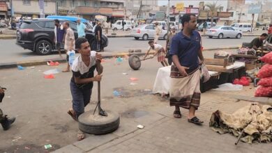 حملة لإزالة العشوائيات وتنظيم الحركة المرورية في المنصورة بعدن