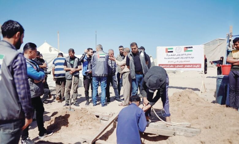 الإمارات تعزز دعمها لغزة: إطلاق مرحلة جديدة من مشاريع المياه 1 الإمارات تعزز دعمها لغزة: إطلاق مرحلة جديدة من مشاريع المياه