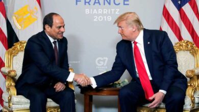 السيسي يؤكد لترامب أهمية التوصل إلى سلام دائم في المنطقة