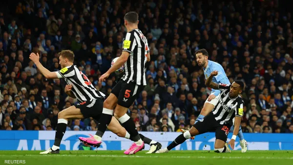 مانشستر سيتي يطيح نيوكاسل من كأس الاتحاد الإنجليزي 1 مانشستر سيتي يطيح نيوكاسل من كأس الاتحاد الإنجليزي