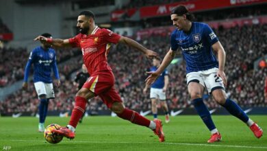 ليفربول يكتسح إبسويتش تاون برباعية في الدوري الإنجليزي