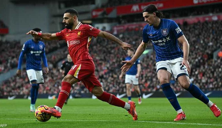 ليفربول يكتسح إبسويتش تاون برباعية في الدوري الإنجليزي