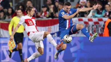كرواتيا تحجز مقعدها في نهائيات كأس العالم بفوزها على جزر فارو