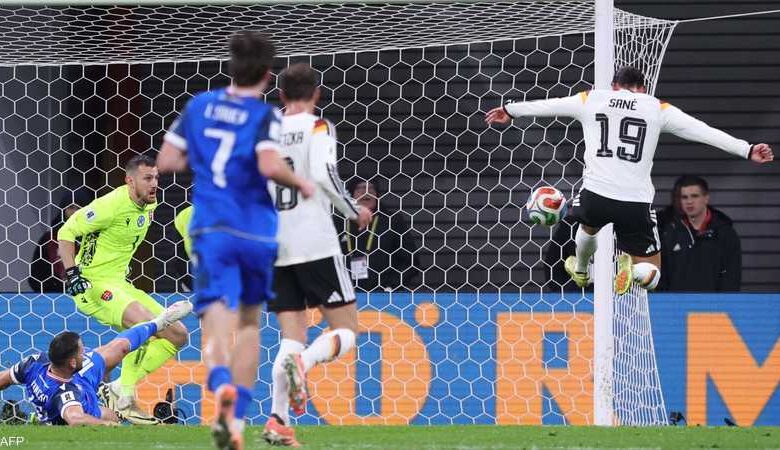 ألمانيا تكتسح سلوفاكيا بسداسية وتتأهل للمرة الـ21 إلى كأس العالم 2026 1 ألمانيا تكتسح سلوفاكيا بسداسية وتتأهل للمرة الـ21 إلى كأس العالم 2026