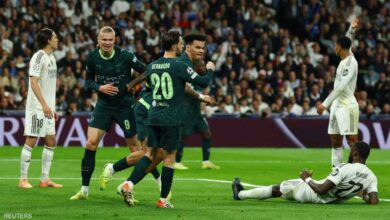 مانشستر سيتي ينتزع فوزًا مثيرًا من ريال مدريد بدوري الأبطال