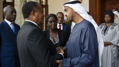 محمد بن زايد يبحث مع رئيس الكونغو سبل تعزيز التعاون الثنائي