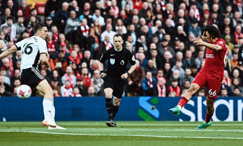 ليفربول يفوز على نظيره فولهام في الدوري الإنجليزي 1 ليفربول يفوز على نظيره فولهام في الدوري الإنجليزي