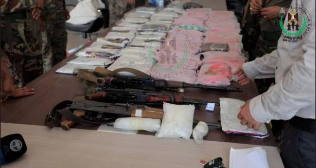 قوات الحزام الأمني تضبط 65 كيلو جرام من المخدرات في عدن ولحج