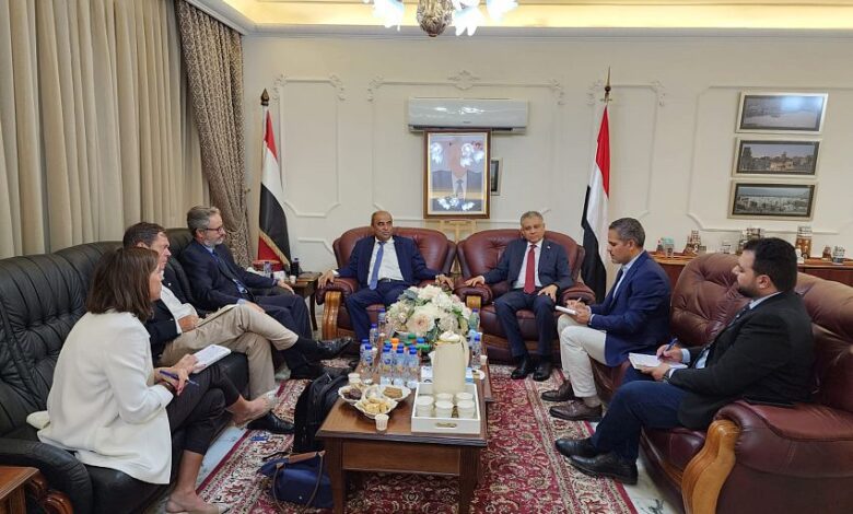وزير المالية يبحث مع سفير الاتحاد الأوروبي جهود السلام في اليمن