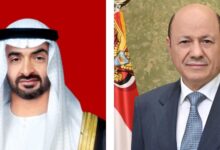 الرئيس العليمي يعزي رئيس دولة الامارات بوفاة الشيخ طحنون
