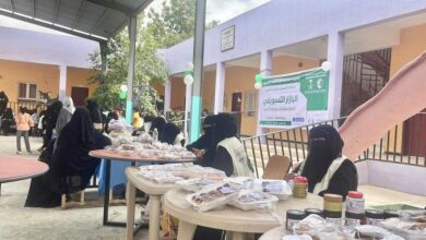 سلمان للإغاثة ينظم معرضا تسويقيا ( بازار) في لحج