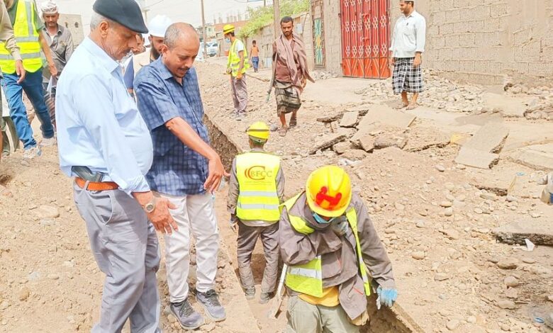 تدشين مشروع شبكة مياه مدينة الحوطة في لحج 1 تدشين مشروع شبكة مياه مدينة الحوطة في لحج