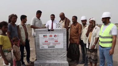 وضع حجر اساس لبناء مدرسة بالخوخة بتمويل جمعية الرحمة العالمية