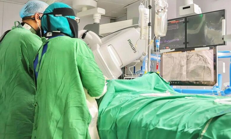 نبض السعودية التطوعي يختتم المشروع الطبي لجراحة القسطرة القلبية بالمكلا