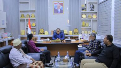 العامري يطلع على خطط منظمة "سيفيك" لتنفيذ أنشطتها بحضرموت