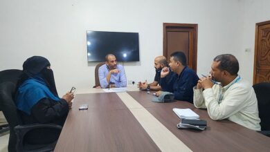 باخبيرة يناقش تدخلات اليونيسيف في قطاع المياه بعدن