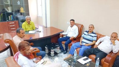 محافظ لحج يناقش ترتيبات تنفيذ حملة إزالة مباني البسط العشوائي المستحدثة بمديرية تُبَن