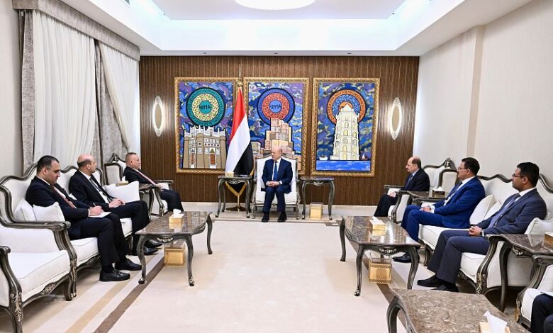 الرئيس العليمي يبحث مع سفير جمهورية العراق العلاقات الثنائية وافاق تعزيزها