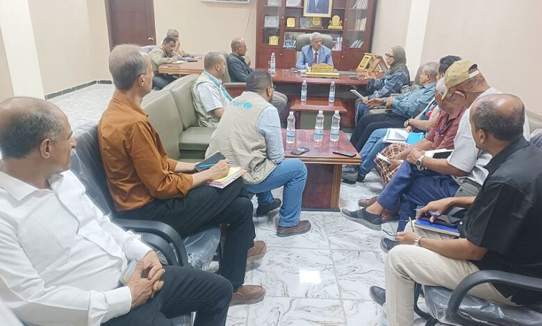 محافظ لحج يبحث مع "اليونيسف" توسيع برامج الدعم الإنساني والتنموي في المحافظة