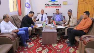 جامعة سيئون وصندوق النظافة يوقعان اتفاقية شراكة لتحسين البيئة الجامعية