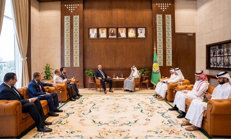 الزبيدي والأمين العام لمجلس التعاون الخليجي يبحثان تطورات الأوضاع في اليمن