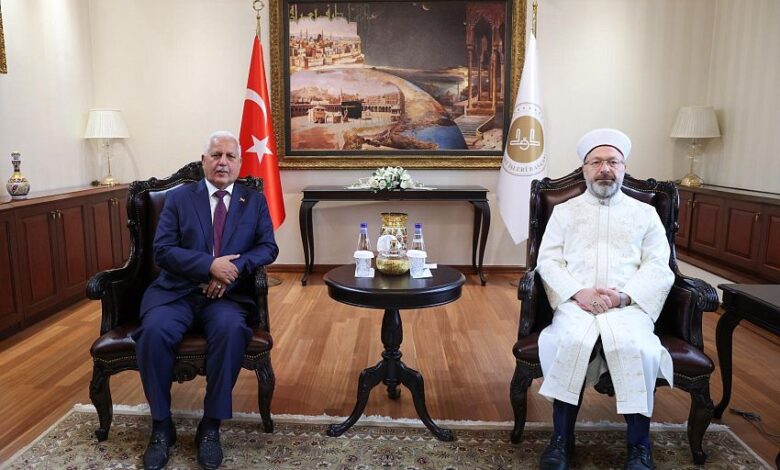 تعزيز التعاون الديني والتعليمي بين اليمن وتركيا في لقاء رسمي بأنقرة 1 تعزيز التعاون الديني والتعليمي بين اليمن وتركيا في لقاء رسمي بأنقرة