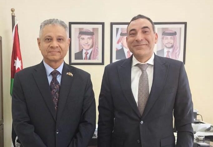 سفير اليمن في عمّان يبحث مع الخارجية الأردنية سبل تعزيز التعاون الاقتصادي بين البلدين 1 سفير اليمن في عمّان يبحث مع الخارجية الأردنية سبل تعزيز التعاون الاقتصادي بين البلدين