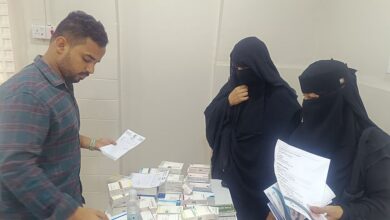 إختتام مخيم طبي مجاني لأمراض الضغط والسكري في عدن
