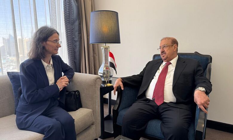 البركاني يؤكد أهمية التعاون الدولي لمواجهة التحديات وتعزيز الاستقرار في اليمن