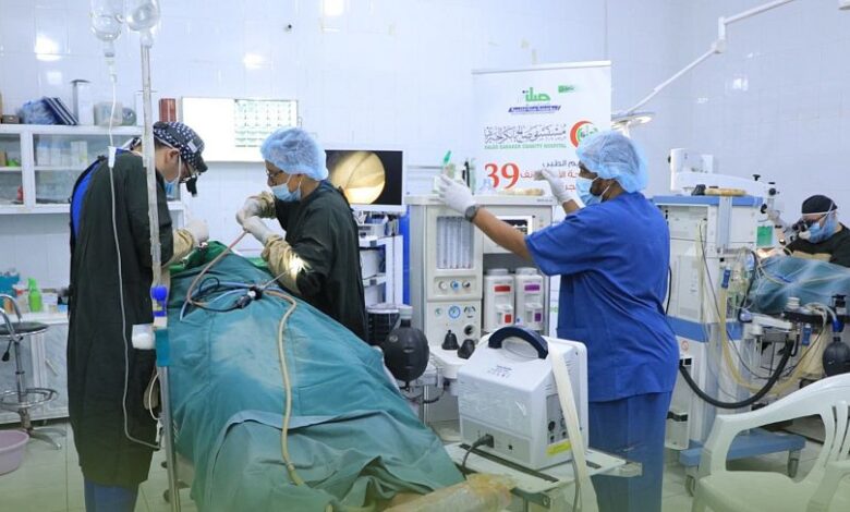 تدشين المخيم الطبي الـ39 لجراحة الأنف والأذن في حضرموت