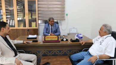 المحولي يتفقد أعمال الترميم في مكتب التعليم الفني بعدن ويؤكد الدعم لتطوير الخدمات