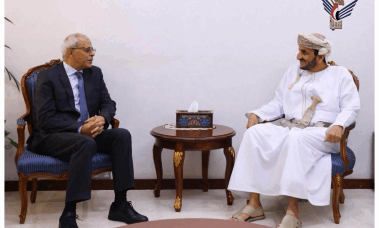 نعمان يبحث مع وكيل وزارة الخارجية العماني تعزيز التعاون الثنائي 1 نعمان يبحث مع وكيل وزارة الخارجية العماني تعزيز التعاون الثنائي