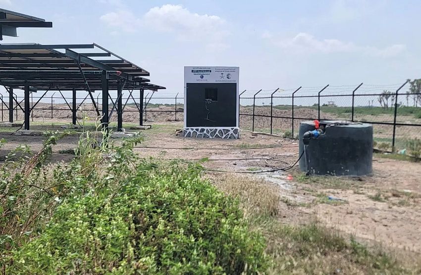 مركز الملك سلمان يواصل دعم الإمداد المائي والإصحاح البيئي في الخوخة