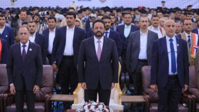 العرادة يشهد تخرج أكثر من ألف طالب من جامعة إقليم سبأ