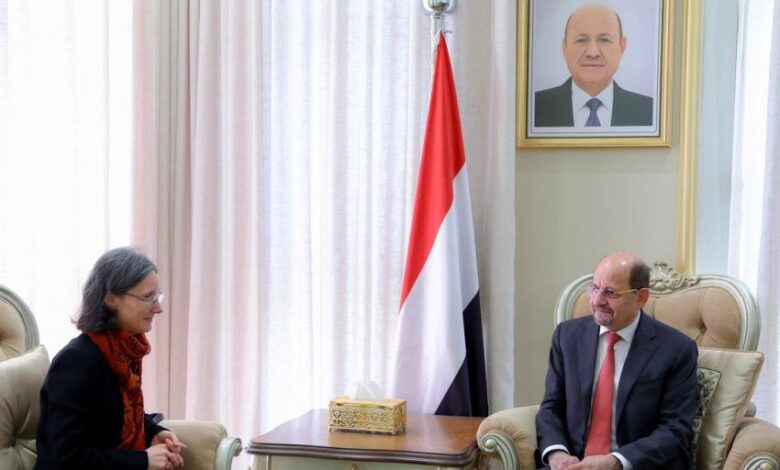 خلال لقائه السفيرة الفرنسية.. الزنداني يؤكد التزام الحكومة بتحسين الخدمات وتخفيف المعاناة الإنسانية 1 خلال لقائه السفيرة الفرنسية.. الزنداني يؤكد التزام الحكومة بتحسين الخدمات وتخفيف المعاناة الإنسانية