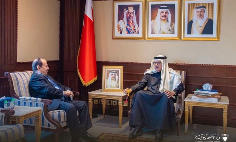 مباحثات يمنية-بحرينية حول مستجدات الوضع في اليمن