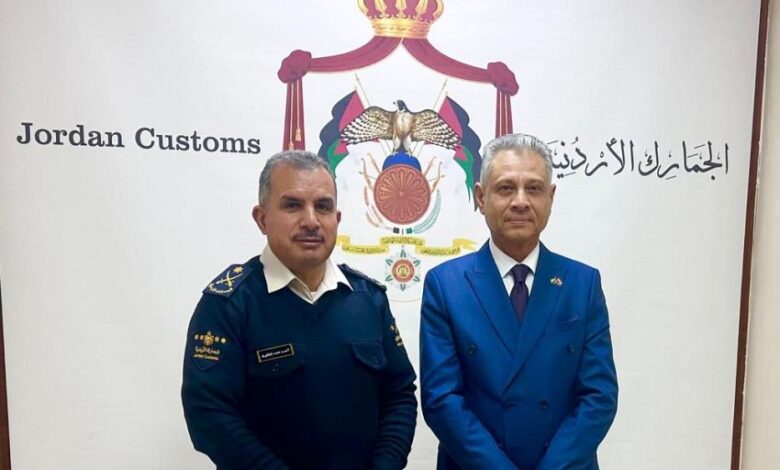 اليمن والأردن يبحثان تطوير التعاون المشترك في المجال الجمركي