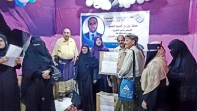 تدشين المرحلة الأولى من حملة كسوة العيد في عدن لدعم أكثر من 5 آلاف أسرة