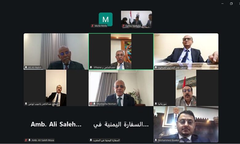 نائب وزير الخارجية يشدد على أهمية التنسيق المستمر مع بعثات اليمن في الخارج