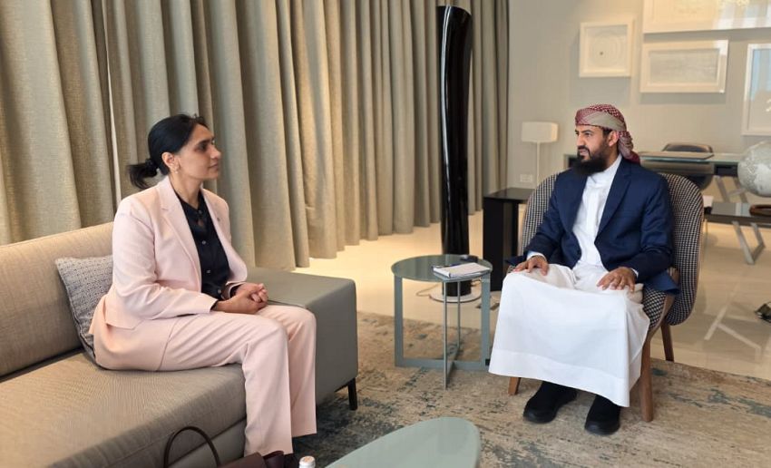 المحرّمي يبحث مع السفيرة البريطانية دعم التعافي الاقتصادي وتعزيز الأمن في اليمن