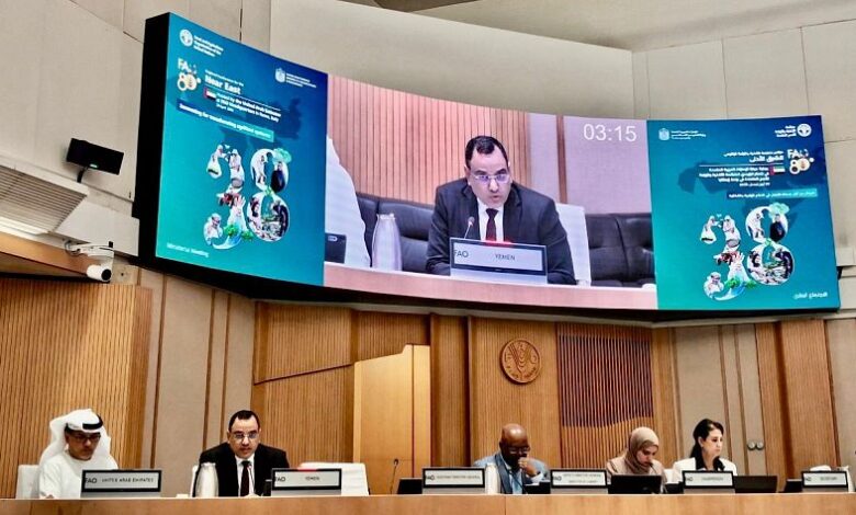 السقطري يستعرض جهود اليمن لتعزيز الزراعة المستدامة في اجتماع وزاري بـروما