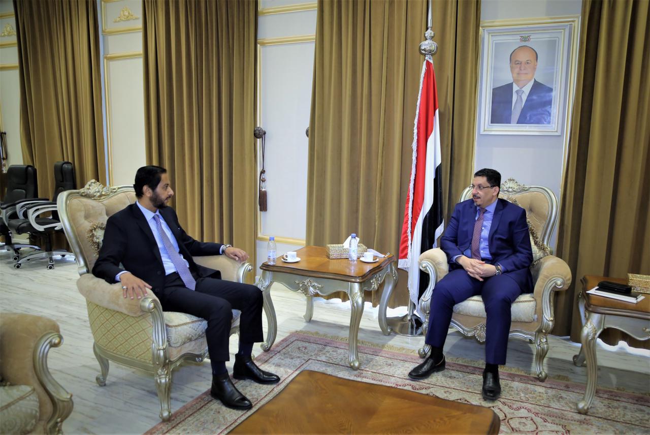 وزير الخارجية يناقش مع السفير الجيبوتي مستجدات الأوضاع في اليمن والعلاقة الثنائية بين البلدين 1 وزير الخارجية يناقش مع السفير الجيبوتي مستجدات الأوضاع في اليمن والعلاقة الثنائية بين البلدين