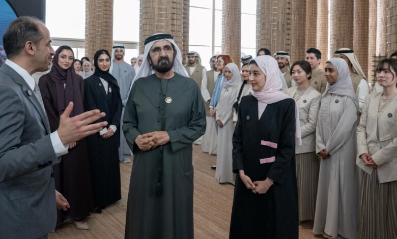 محمد بن راشد في إكسبو 2025 أوساكا: جناح الإمارات يجسد تمسكنا بالماضي وطموحاتنا للمستقبل