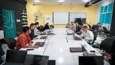 الوكيل السقاف يزور مشروع الورشة ضمن مركز الابتكار بعدن