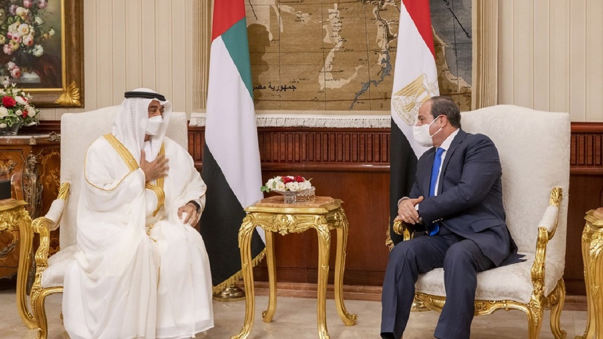 محمد بن زايد والسيسي يبحثان أزمة سد النهضة وعلاقات البلدين الثنائية‎
