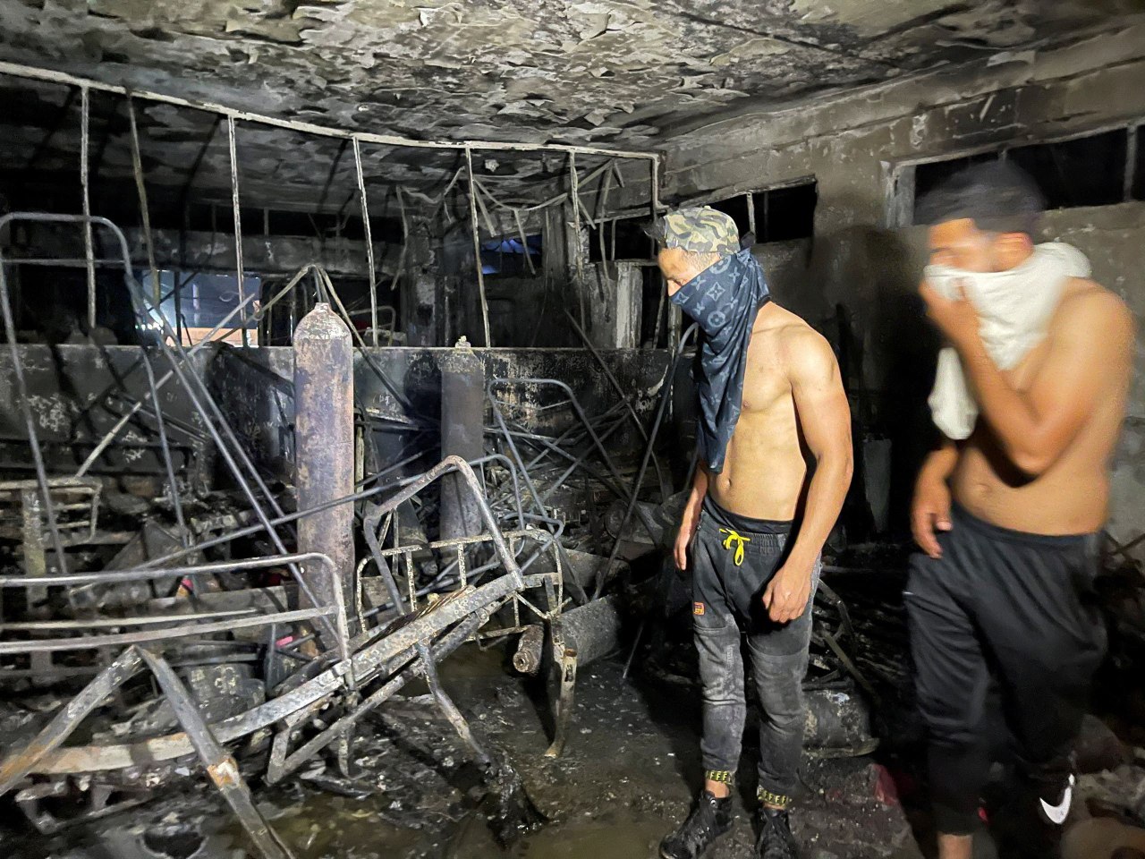 إرتفاع عدد ضحايا فاجعة مستشفى العراق إلى 45 وفاة