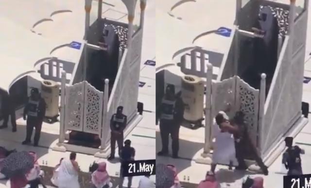 الشرطة: مهاجم منبر الحرم المكي يدعي أنه "المهدي المنتظر" 1 الشرطة: مهاجم منبر الحرم المكي يدعي أنه "المهدي المنتظر"