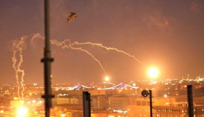 5 صواريخ كاتيوشا تستهدف قاعدة للتحالف في مطار بغداد