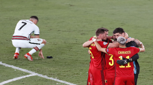 بلجيكا تجرد البرتغال من اللقب الأوروبي وتبلغ ربع النهائي 1 بلجيكا تجرد البرتغال من اللقب الأوروبي وتبلغ ربع النهائي